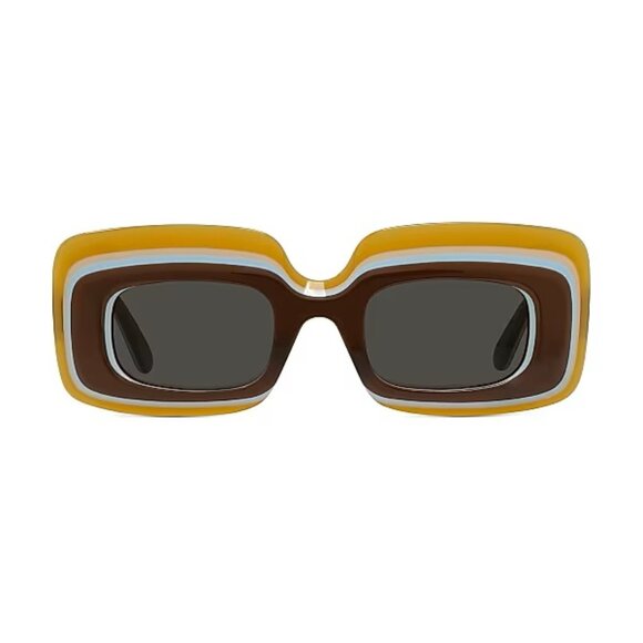 NEW LOEWE SUNGLASSES UNISEX BROWN ORANGE LOEWE LW40139U 47A main image 4